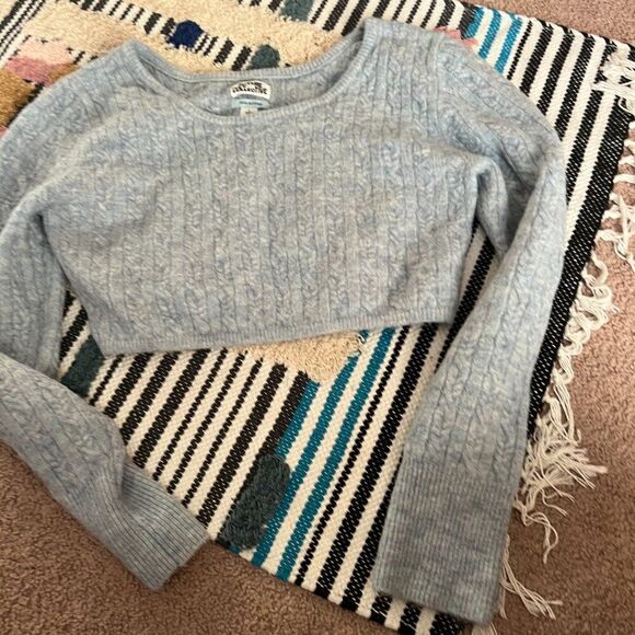 Future Collective Reese Blutstein Cropped Scoop Neck Sweater L - Picture 5 of 7